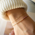 The "Self Love Gemstone" Stacking Bracelet