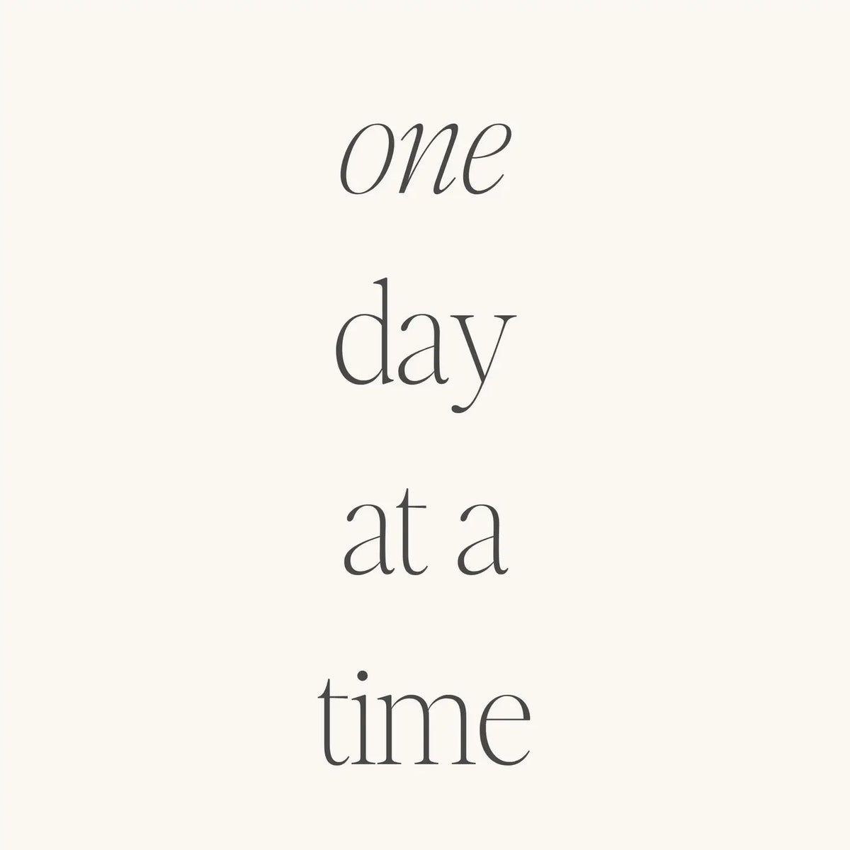 The "One Day at a Time" Bracelet by MantraBand