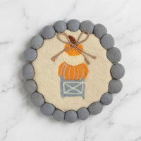 The "Pom Pumpkin" Trivet