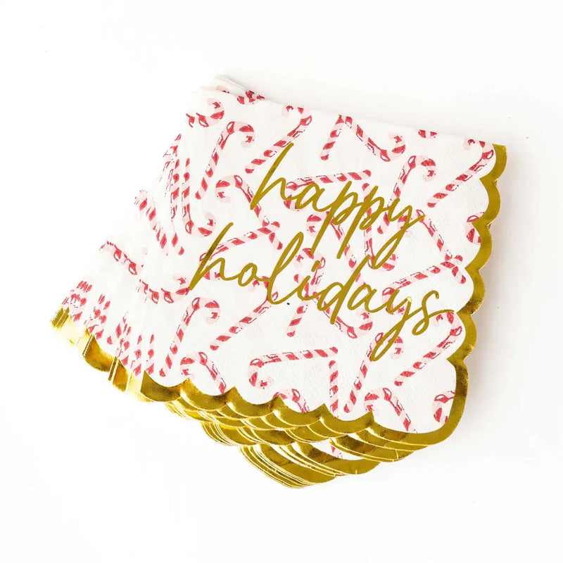 The "Candy Cane" Paper Napkins