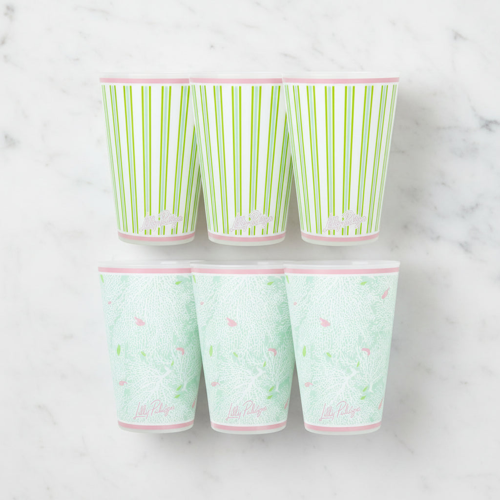 The "Pool Cups" by Lilly Pulitzer