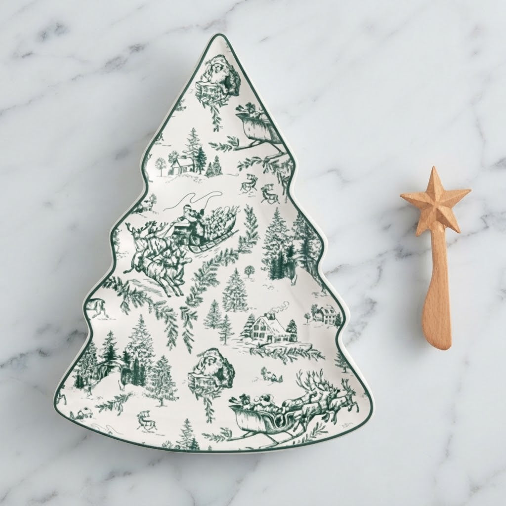 The "Christmas Toile" Platter