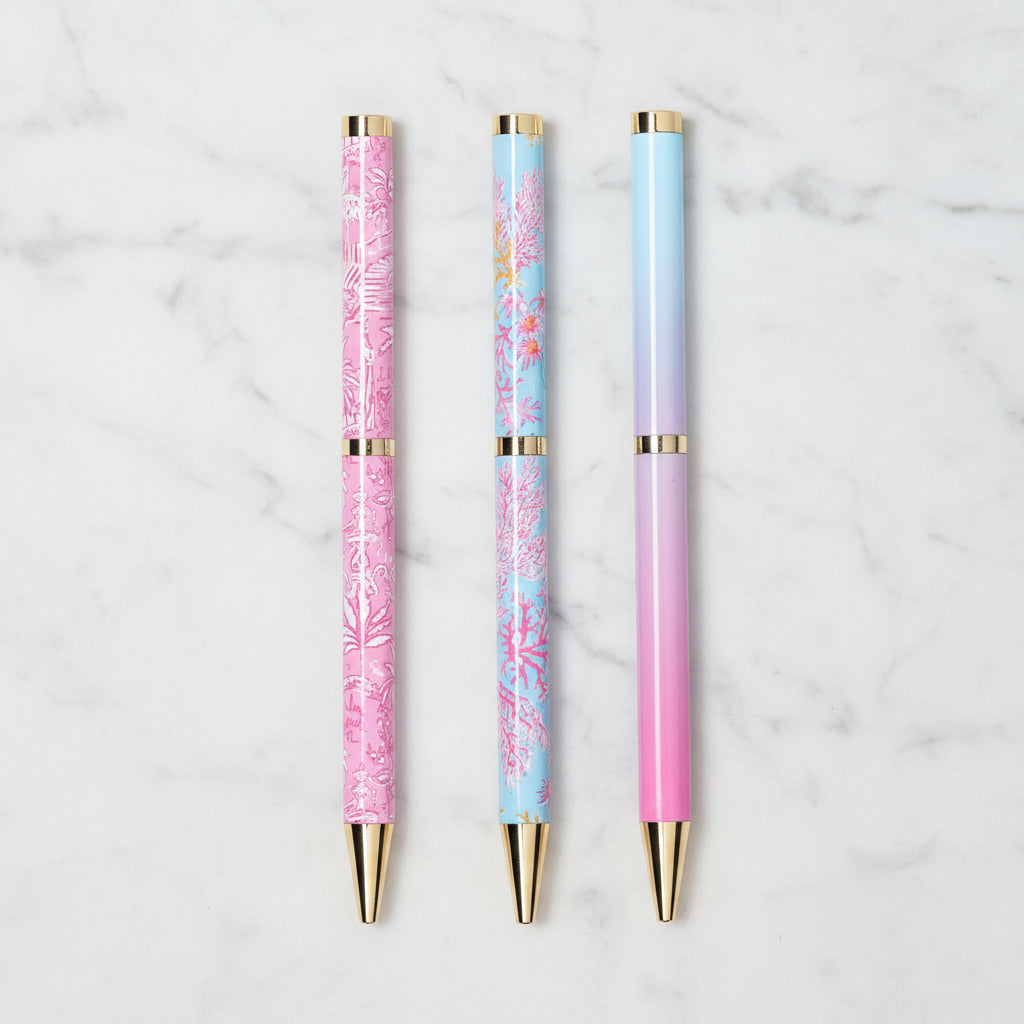The "Twist Pen" Set by Lilly Pulitzer