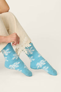The "Snowflake" Cozy Socks