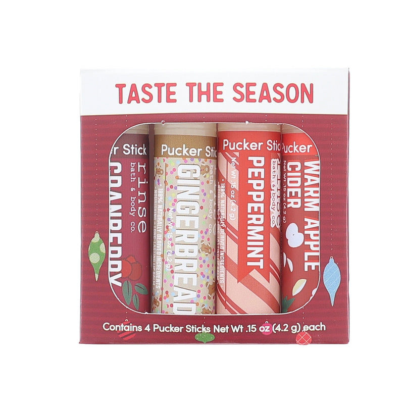 The "Taste the Season" Pucker Stick Pack by Rinse