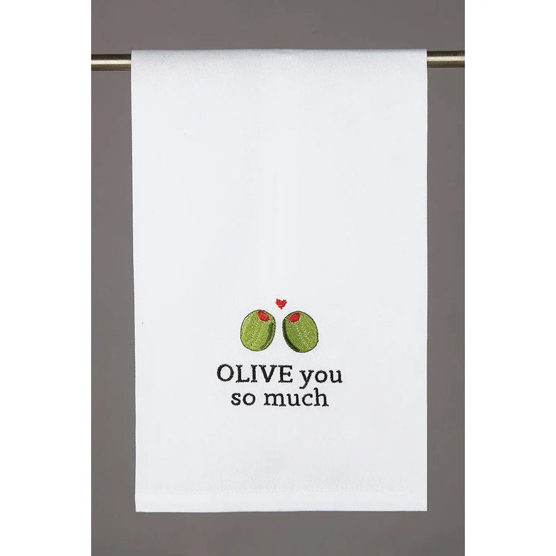 The "Olive You So Much" Decorative Towel