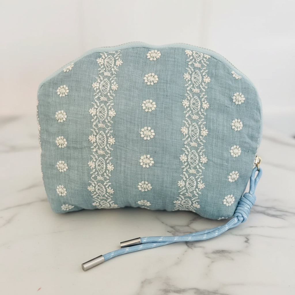 The "Vintage Crochet" Makeup Pouch
