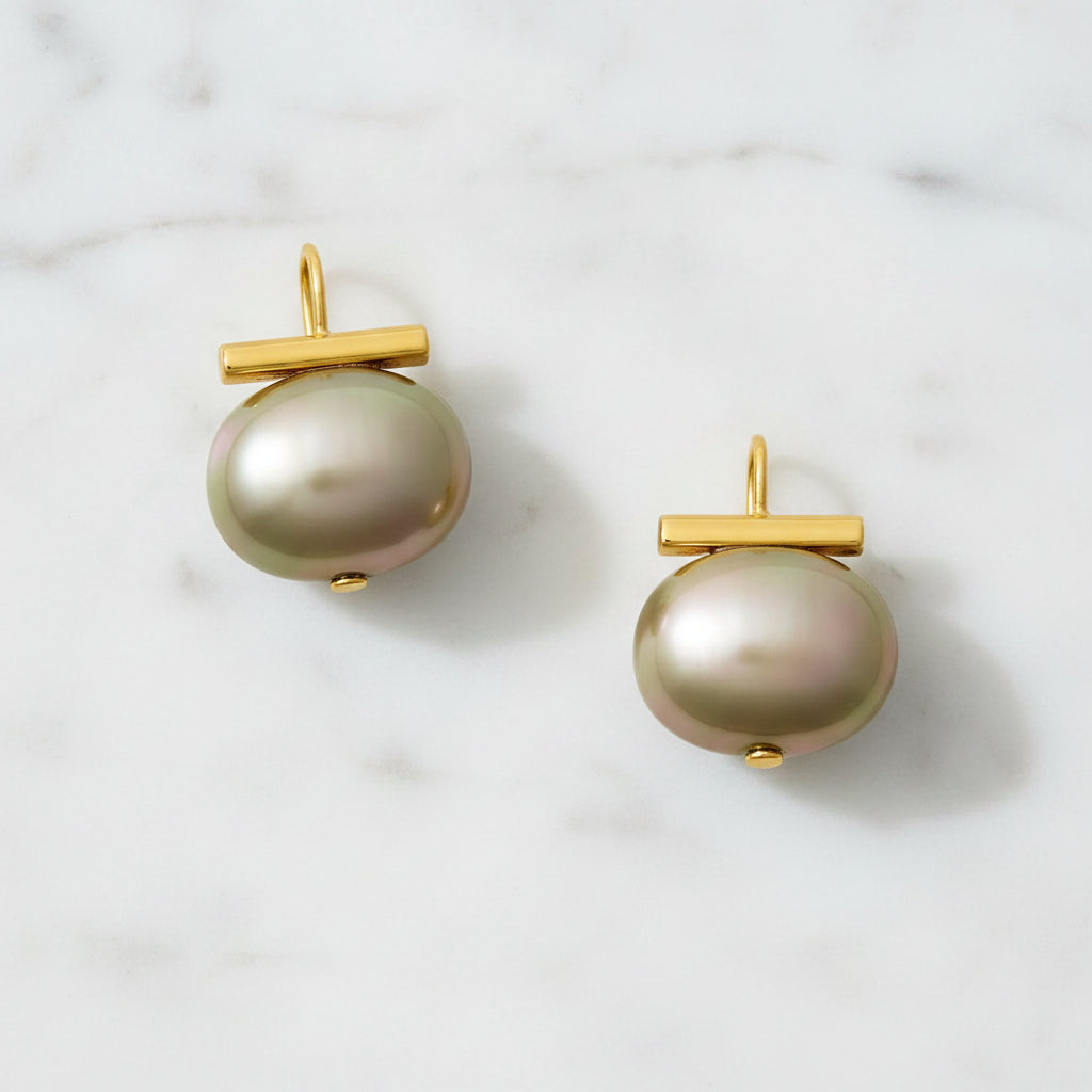 The "Statement Making Large Pebble" Earrings by CC & Co Catherine Canino