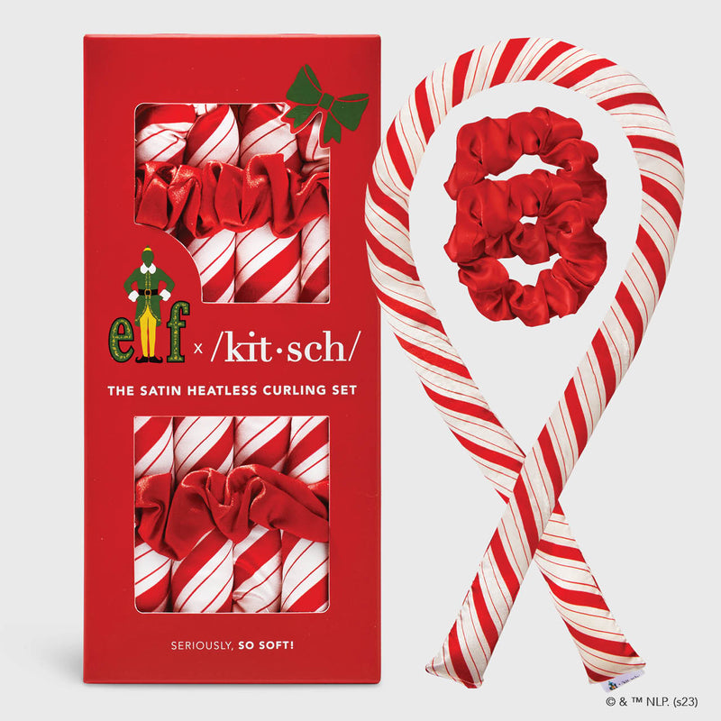 The "Elf x Kitsch Heatless Curling Set"