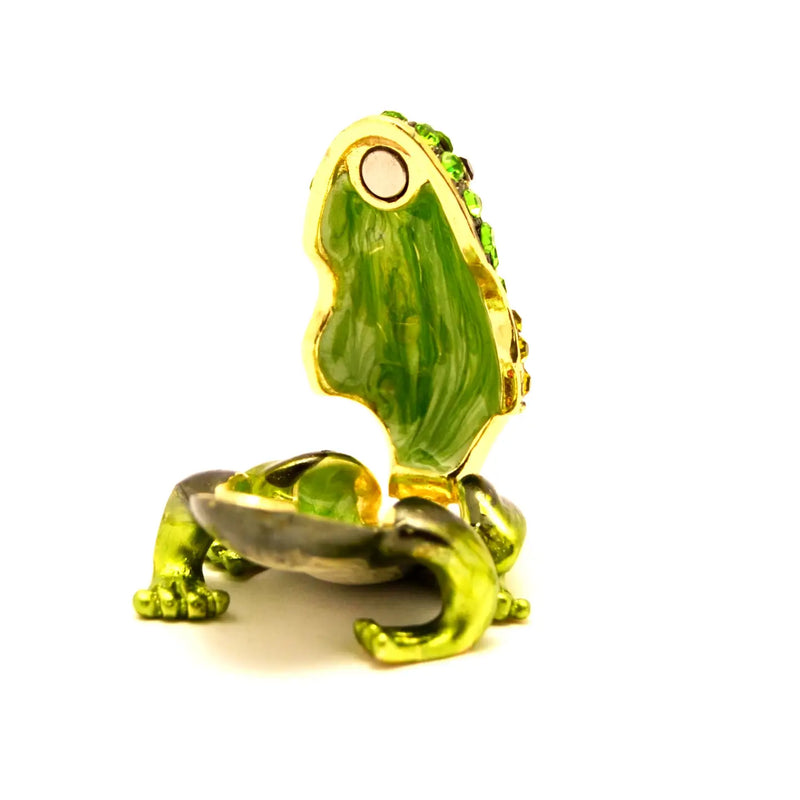 The "Swarovski Mini Frog" Trinket Box