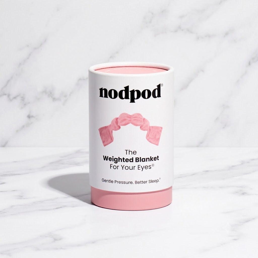The "Weighted Sleep Mask" by nodpod