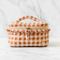 The "Maple Gingham" Cosmetic Pouch