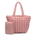 The "Breakaway" Quilted Puffer Tote