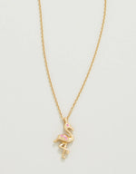 The "Greetings from Florida" Flamingo Necklace by Spartina 449