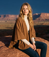 The "Mocha" Shawl Sweater