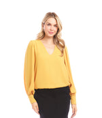 The "Goldie" Puff Sleeve Top