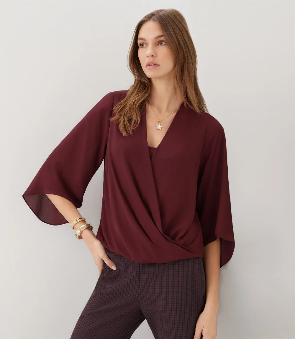 The "Wine" Bracelet Sleeve Top