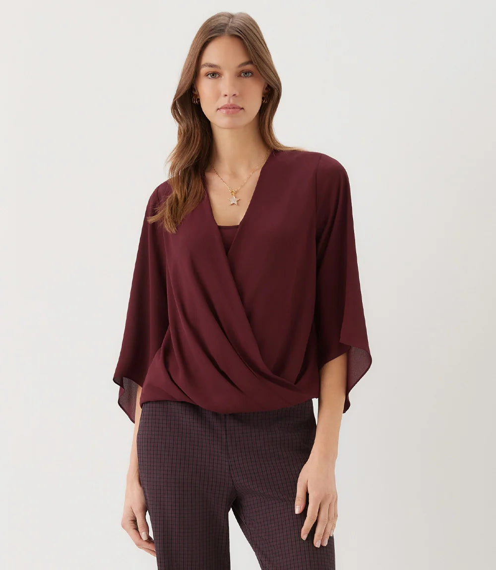 The "Wine" Bracelet Sleeve Top