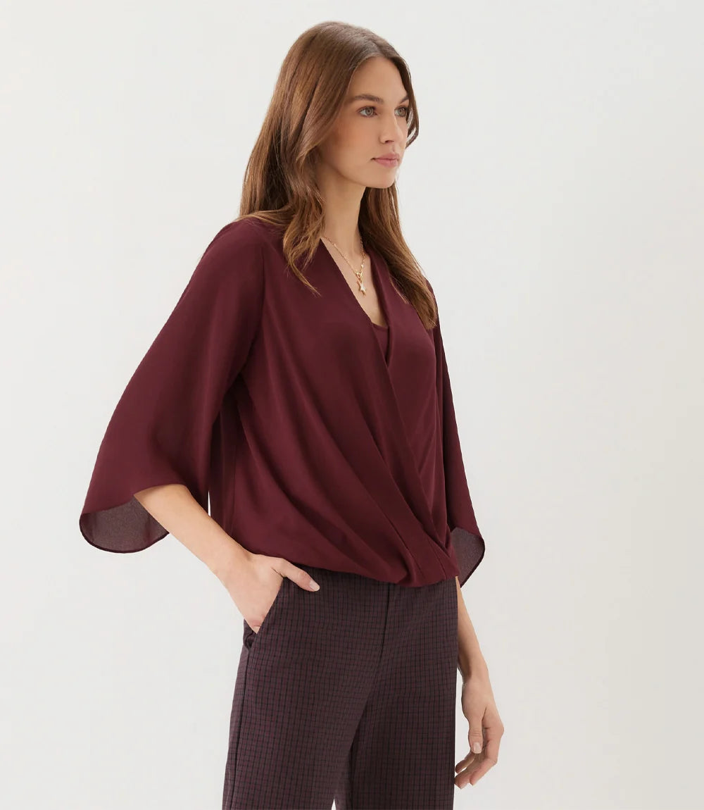 The "Wine" Bracelet Sleeve Top