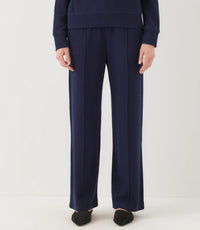 The "Navy" Drawstring Pintuck Pant