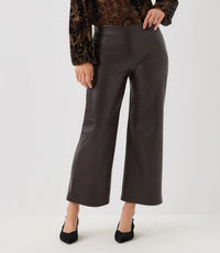 The "Chocolate" Faux Leather Pant