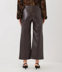 The "Chocolate" Faux Leather Pant