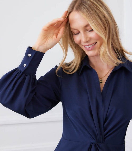 The “Navy” Savannah Midi Dress