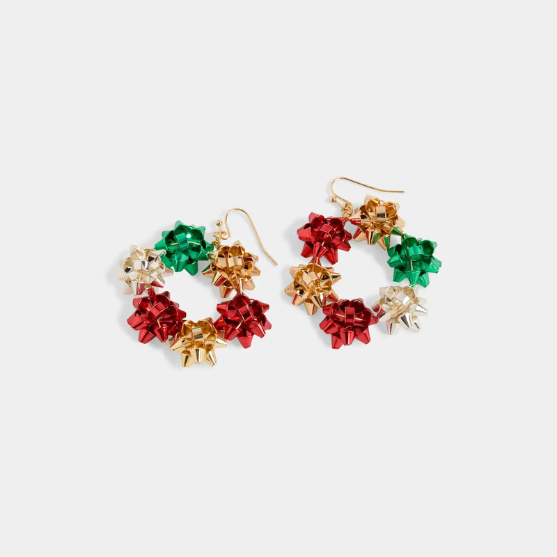 The "Bow Wreath" Earrings