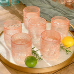 The "Textured Beaded" Old Fashioned Glass