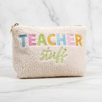 The "Teacher Stuff" Teddy Pouch