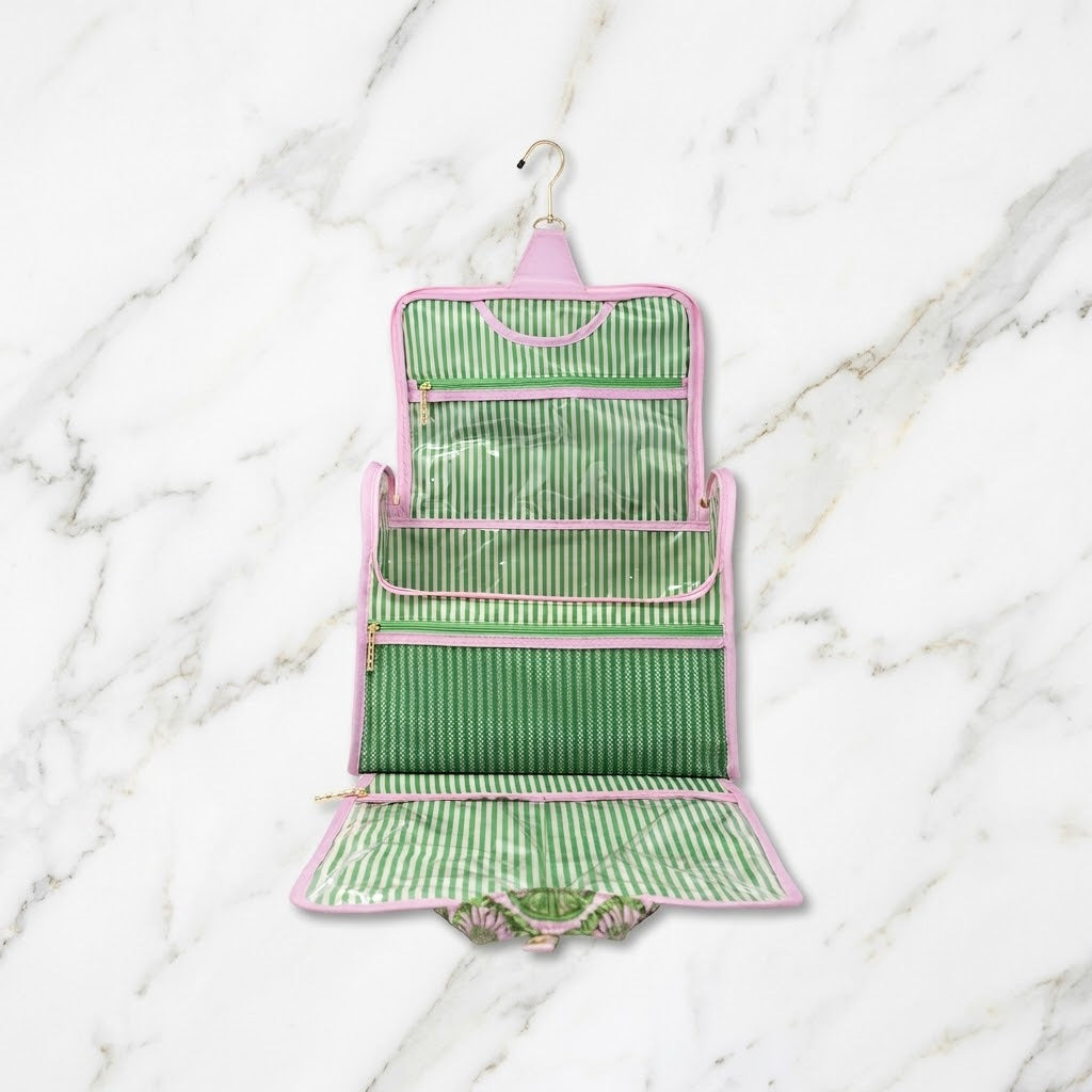 The "Tropical Tiles" Hanging Toiletry Case by Lilly Pulitzer