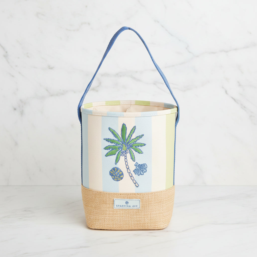 The "Overboard Stripe" Double Wine Caddy by Spartina 449