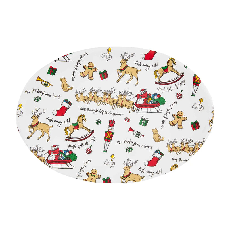 The "Night Before Christmas" Melamine Platter