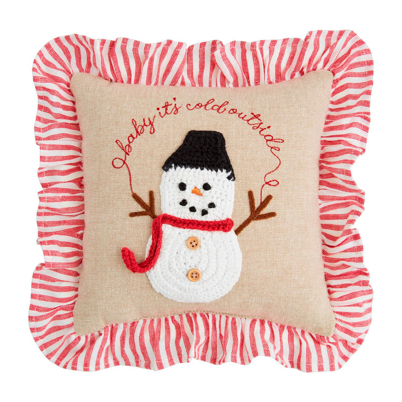 The "Christmas Crochet" Mini Pillow