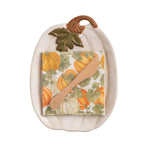 The "Pumpkin" Plate and Napkin Set