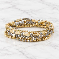 The "Golden Edit Stack" Bracelet