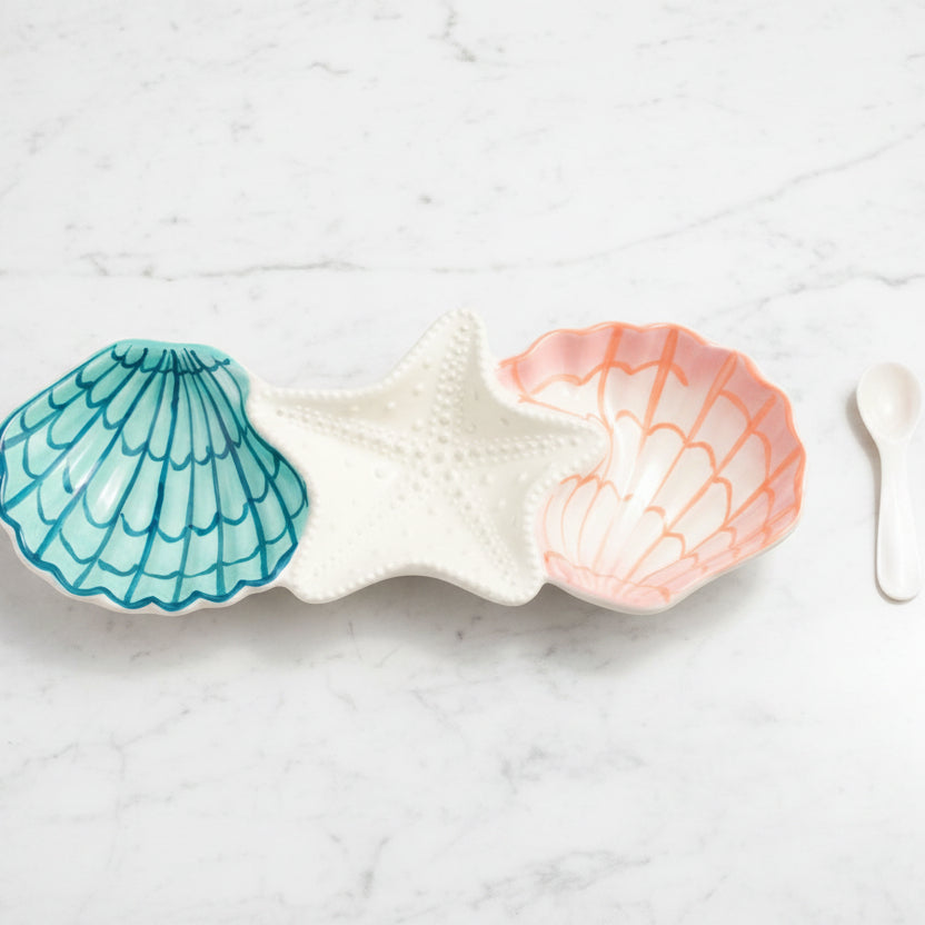 The "Seashell" Tidbit Tray