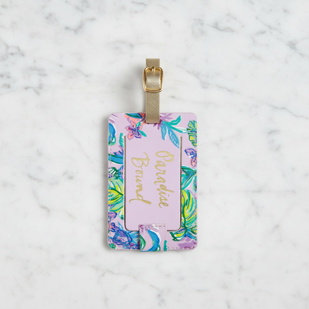 The "Mermaid in the Shade" Luggage Tag by Lilly Pulitzer