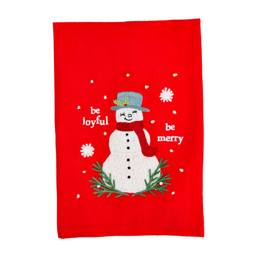 The "Christmas Embroidered" Decorative Towel