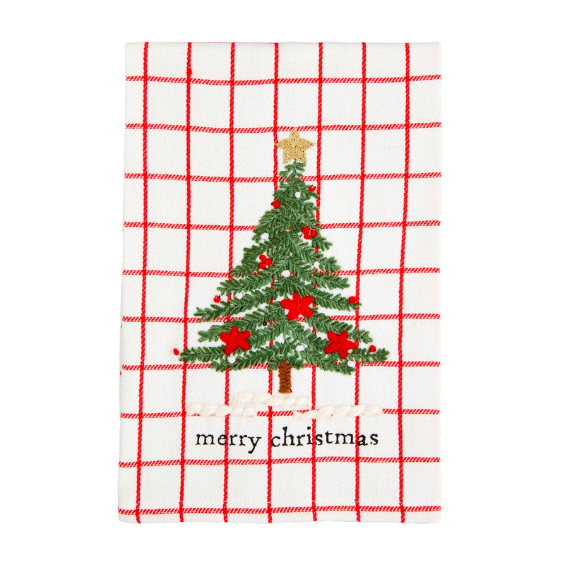 The "Christmas Embroidered" Decorative Towel