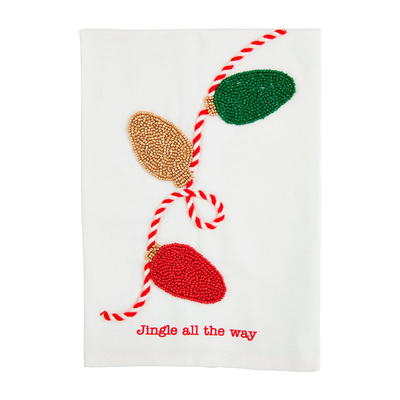 The "Beaded" Christmas Decorative Towel