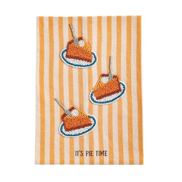 The "Thanksgiving" Beaded Decorative Towel