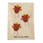 The "Thanksgiving" Beaded Decorative Towel