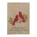 The "Cardinal" Embroidered Towel