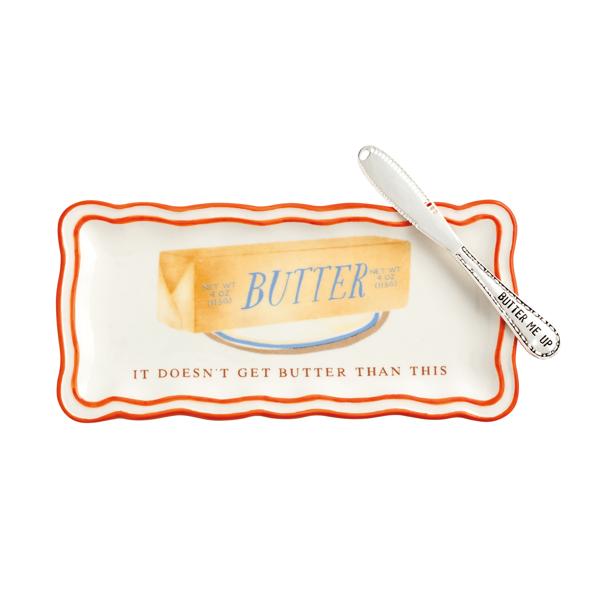 The "Hand Painted" Butter Dish