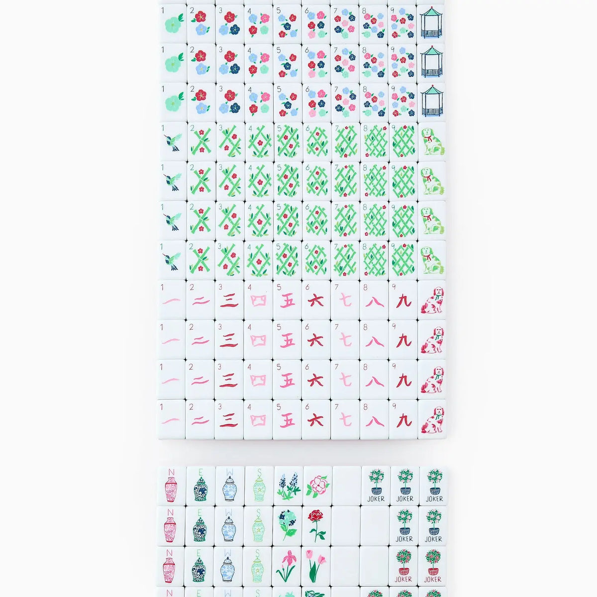 The "Nantucket" Mahjong Tiles by Oh My Mahjong