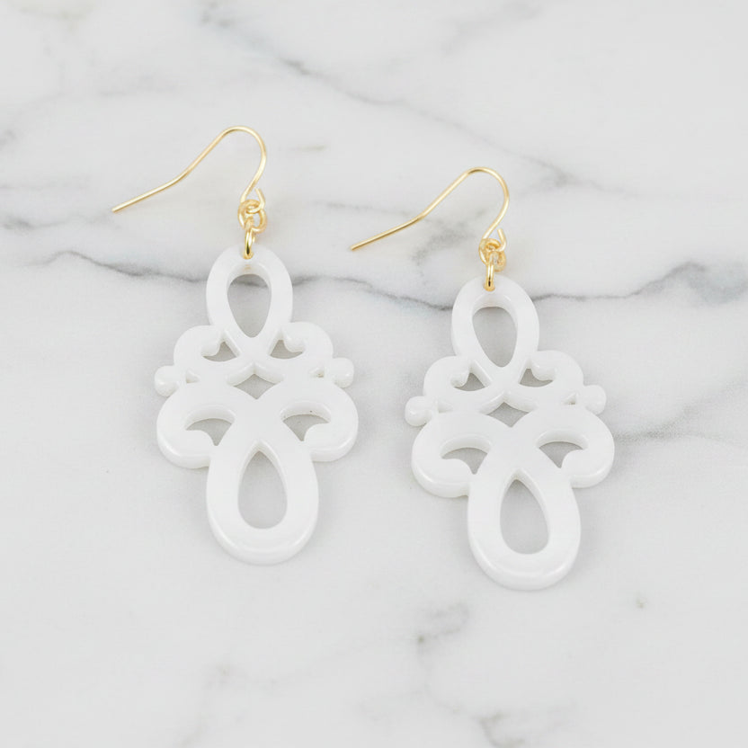 The "White Sand Beaches" Earrings