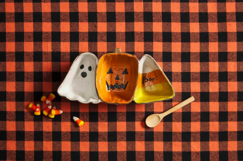 The "Halloween" Triple Candy Dish
