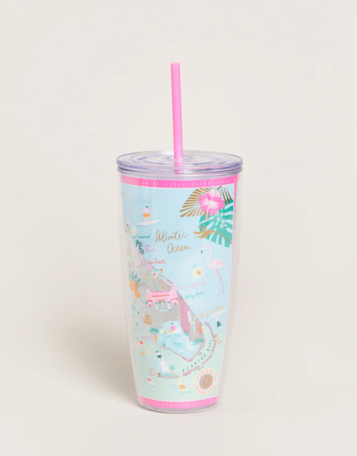 The "Florida" Clear Tumbler by Spartina 449