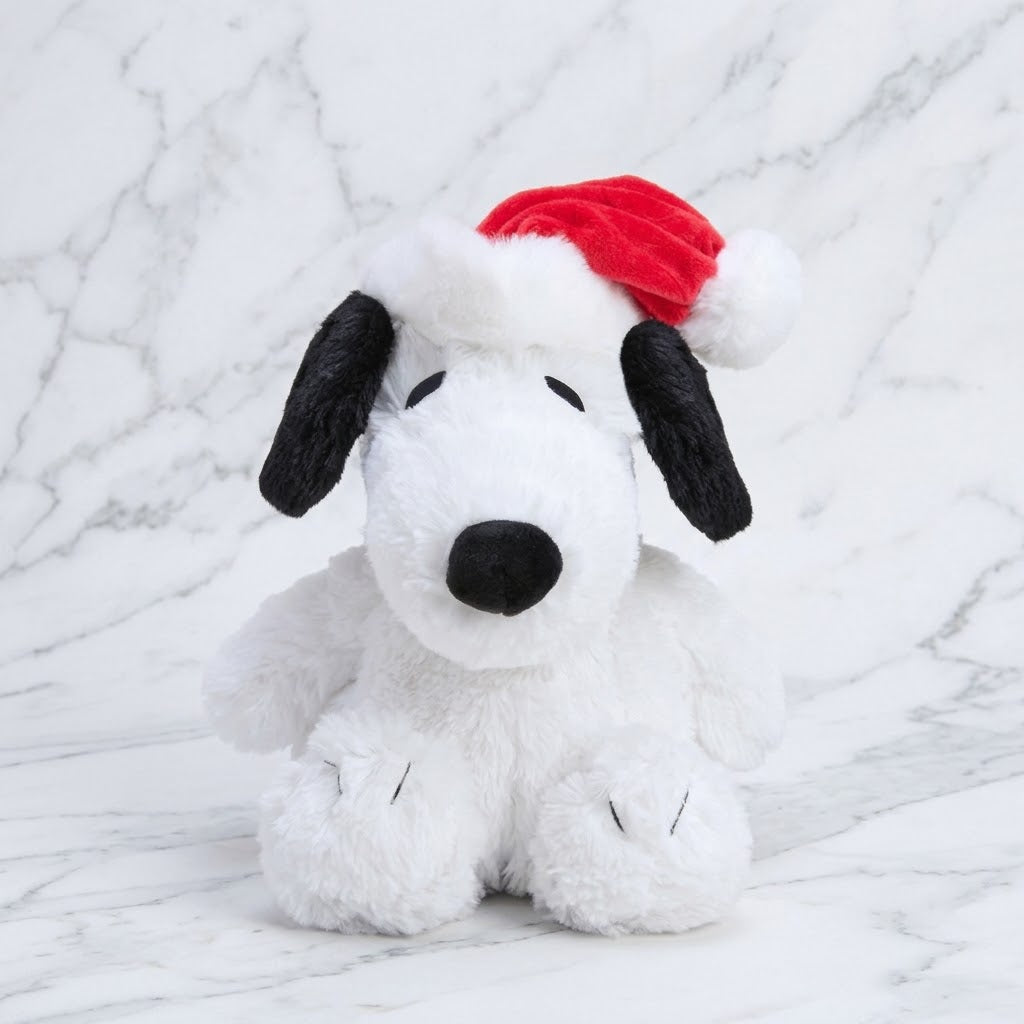 The "Santa Snoopy" by Warmies